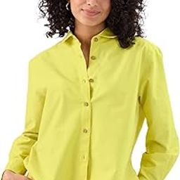 Cotton Linen: Women and Girls Long Sleeves Collared Neck Button Front Regular Fit Shirts-image-64