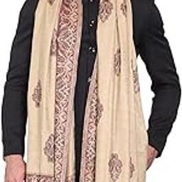 Men's Woven Poly Wool Blend Gents Shawls, Muffler, Stoles for Men [40" X 80"]-image-42