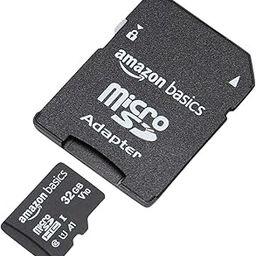 Amazon Basics 32GB MicroSDHC Memory Card with Adapter, Upto 98MB/s, IPX6, Temperature & Shock Resistant-99