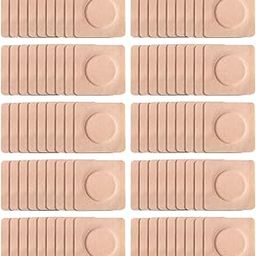 MERISHOPP 100x Blank Navel Stickers Anti Flatulence Navel Patch for Abdominal Feet Arm Square-15