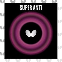 Butterfly Super Anti 1.9mm Table Tennis Rubber (Red)-26