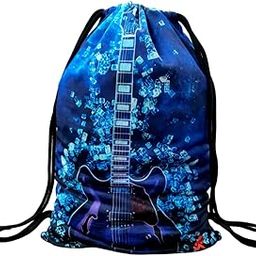 Attractive long lasting Printed Drawstring Polyester Multi Utility Bag for Sports/College/Yoga/Gym/Casual Backpack – Light Weight-12