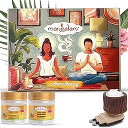 Mangalam Aromatherapy Box - 1 Kapoor Dani + 50g Bhimseni Camphor + 50g Sandalwood Bhimseni Camphor - Bhimseni Diffuser | 100% Pure | Sweet fragrance | Relaxes mind | Repels mosquitos-image-38