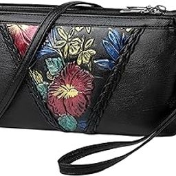 Women Embroidery Crossbody Bag Small Shoulder Purse Soft Synthetic Leather Mobile cell phone bag For Ladies-image-45