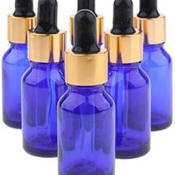 UJEAVETTE® 3x6 Pieces Empty Refillable Dropper Bottles for Essential Oils Cosmetics 10ml-11
