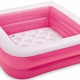 DARKNESS Square Summer Special 3 feet Rectangular Inflatable Kid Swimming Pool with Air Pump, Bath tub, Water Pool for Kids Kids Age 0 to 3 Years Water Capacity 49 Liters I Multi-Colour-16