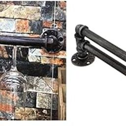 STYLEHEAVEN Industrial Stemware Glass Rack Holder Under Cabinet Wall Shelf Hanger 2Pcs|Home & Garden|Home Improvement|Building & Hardware|Nails Screws & Fasteners|Braces & Brackets-image-73