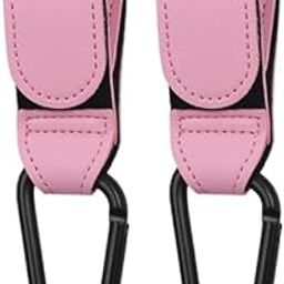 2 Pack Carabiner Hook, Leather Bag Holder Hook for Strollers and Bikes, Secure and Stylish Hanging Solution for Diaper Bags and Shopping, Durable Metal Hook for Parents on The Go-image-68