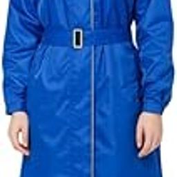 Women's Full-Length Raincoat with Adjustable Belt - Waterproof, Lightweight, and Stylish (Blue,Multisize)-picture-53