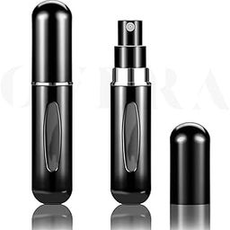 overa Perfume Atomizer Bottle, 5ml Refillable Fragrance Atomizer Travel Perfume Spray Bottle. (Black)-28