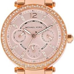 Analog Rose Gold Dial Women's Watch-MK6110-image-26