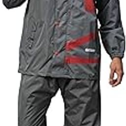 Avengers Polyester Casual Style Raincoat For Men With Waterproof Pant, Adjustable Inbuilt Hood & Carry Bag | Durable & Lightweight Rainsuit With Mobile Pockets-53