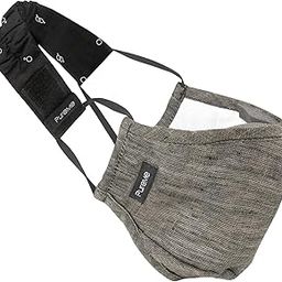 PureMe Linen Reusable Without Valve Mask with 2 Filters for Unisex (Denim Black)-image-88