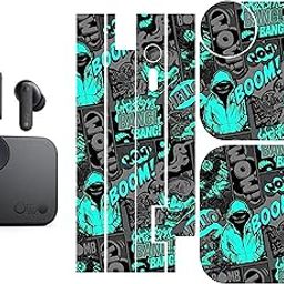 90stethix - Pre-Cut Audio Buds Skin Sticker Wrap - Compatible for CMF by Nothing Buds (Coverage - Charging Case)(Design-150)-picture-25