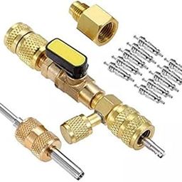 MERISHOPP® 2xHVAC Tool Valve Core Remover Dual 1/4 and 5/16" Port Installer Removal Tool"|Business & Industrial | HVAC | Other HVAC Supplies-image-84