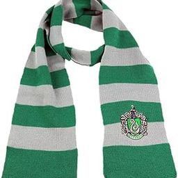 Gifts- Harry Potter Premium Striped Scarf, Muffler Cosplay Costumes Accessories for Halloween, Birthday Themed Party | One Size (Green)-image-43