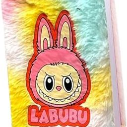 Krisus La-bu-bu A6 Soft Fur Diary for Kids – Cute Plush Notebook with Ruled Pages for Girls and Boys – Perfect for School Use, Creative Writing, Birthday Gifts & Return Favors-63