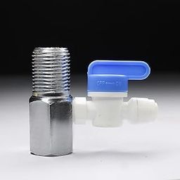 IONIX Plastic Inlet Valve 1/4 Size FoALL Ro Water purifiers (Plastic Handle and MS Nipple 1/4 Size)-image-54
