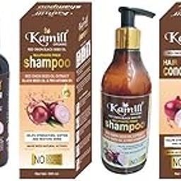 Red Onion Oil Hair Care Kit/Combo Pack for Hair Fall Control - Shampoo 300ml + Conditioner 300ml + Onion Hair Oil 200ml (Pack of 3)-picture-7