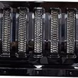 Shivam Shubham Grill Thar 7 Slot ABS Grill, Black-30