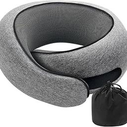 Badink® Travel Pillow, Neck Travel Pillow, Memory Foam Neck Travel Pillow, for Airplane Sleeping Neck Support,A Versatile and Exquisite Neck Pillow (Gray)-image-18