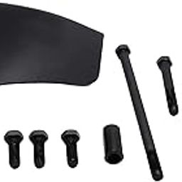 GSKMOTOR Black Alternator Bracket Kits w/Hardware LWP for SBC SB Chevy 305 350 Long Water Pump-26