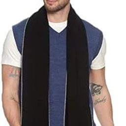 Men Acrylic Woolen Ethnic Design Casual Warm Winter Wear Muffler Scarf Stole,MEN489_P-image-9