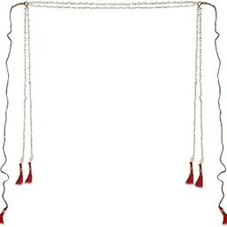 Golden Finish Studded Stone Adorable Classy Traditional Mundavalya/Bashing for Men and Women-image-90