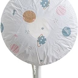 Leeonz® 1PCS Round Fan Dust Proof Cover Electric Fan Dust Guard Protector Appliances Bag for Winter Storage, Anti-dust Fan Protective Cover, Round Shape (45CM, Pattern May Vary)-29