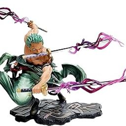 Tinion||ONE Piece- Roronoa Zoro- HIGH Detailed -Action Figure Miniature Toy Figure (Doll) Special Edition for Car Dashboard, Decoration, Cake, Office Desk & Study Table (Pack of 1) (Height- 18cm)-11