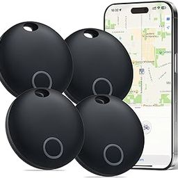 Eelexa Smart Tag, Air Tracker Luggage Tracker, Works with Apple Find My (iOS Only), Item Locator for Key, Luggage, Backpack, Wallet, IP67 Waterproof, 4 Pack-image-95