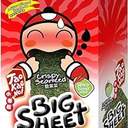 Tao Kae Noi Crispy Seaweed Big Sheet Spicy Flavour, 12 x 3.2 g-image-92