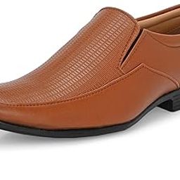 Mens Formal Shoe |Slip-On Men's Formal Shoe | Stylish Non-Lace Design | Soft Cushioned Insole for Comfort | Perfect for Office & Formal Wear (64047)-image-74