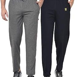 Regular Fit Men Trackpants Pack of 2-MACK57772-image-87
