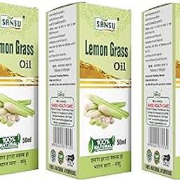 Sansu Lemon Grass Ka Tail 50ml (Pack of 3) | Herbal Oil.-image-46
