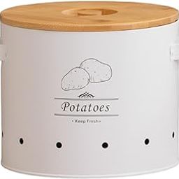 BNF Potato Storage Tin Metal Kitchen Storage Canister for Pantry Countertop Home L | Home & Garden | Kitchen, Dining & Bar | Kitchen Storage & Organization | Food Storage Containers-image-55