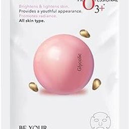O3+ Facialist Brightening Face Sheet Mask With Glycolic (30g), Reduces Uneven Skin Tone | Brightens And Lightens Skin | For All Skin Type-30
