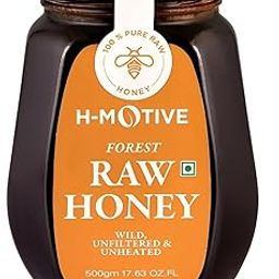 H‑Motive Forest Honey – 100% Pure Natural Raw Organic Honey | NMR Tested, Unprocessed & Ayurvedic | Boosts Immunity & Supports Weight Loss (500 gm)-image-10