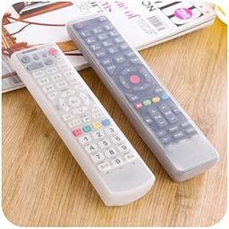 PUJI Waterproof Remote Control Dust Cover Protection Transparent Tv Air Condition Remote Controller Silicone Protector Organizer, Dust Cover Storage Bag Protective For TV (Set Of 3)-20