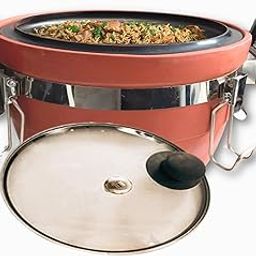 Premium Clay Biryani Cooker | Eartenware | Handcrafted Clay Biryani Cooker- Authentic Flavors and Perfect Rice 3 Ltr Pressure Cooker-picture-16