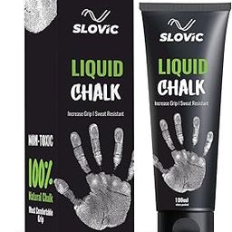 Slovic Liquid Chalk for Gym [100 ML] | Chalk for Gym Hand Grip | Gym Chalk for Strong Grip in Weight Lifting | Gym Equipment for Barbell Rod Grip | Ideal for Workout, Gym, Rock Climbing & Crossfit-9