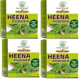 Khadi Henna Powder for Hair Color & Growth | 100% Pure & Organic Mehendi for Healthy, Shiny Hair - Pack of 4-image-78