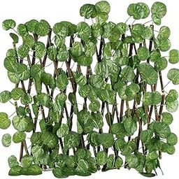 Retractable Garden Fence Privacy Screen Outdoor Begonia Leaves-image-22