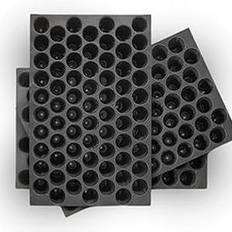Halsey Germination Seedling Tray –Big 70 Holes Seedling Trays for Plants, Seed Tray and Plant Tray, Reusable Trays for Garden Plantation, Big 70 Holes Cavities Tray for Seeding (Pack of 15)-image-98