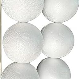 MSGH Spherical Craft Foam Balls for Decoration and Kids Craft Making, DIY Craft Balls for School Projects and Solar System Making, Party and Craft Foam Balls (4 INCH)-89
