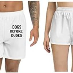 Men and Women Printed Regular fit Casual Polyester Couple White Shorts (ZPOD-0007701-set-M_ms)-image-83