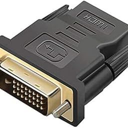 Tobo DVI to HDMI Adapter Bi-Directional DVI Male to HDMI Female Converter. Support 1080P, 3D for PS3, PS4, TV Box, Blu-ray, Projector, HDTV TD-447H-28
