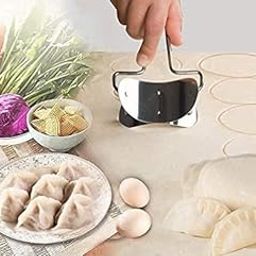 Stainless Steel Puri Cutter Roller Machine with Handle for Home Baking Tools for Women girs,Dough Circle Cutting Roller Cutter for Kitchen-image-20