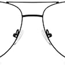 VINCENT CHASE EYEWEAR Unisex Zero Power Bluecut & Antiglare Computer Eyeglasses For Eye Protection and Strain | Stainless Steel | Full Rim Teardrop | Large | VC E13046-image-4