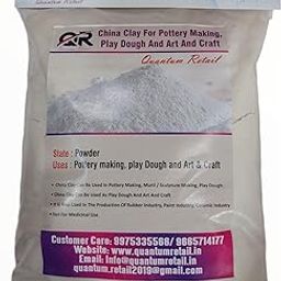 Quantum Retail - China Clay for Pottery Making, Play Dough and Art & Craft - 900 Grams-10
